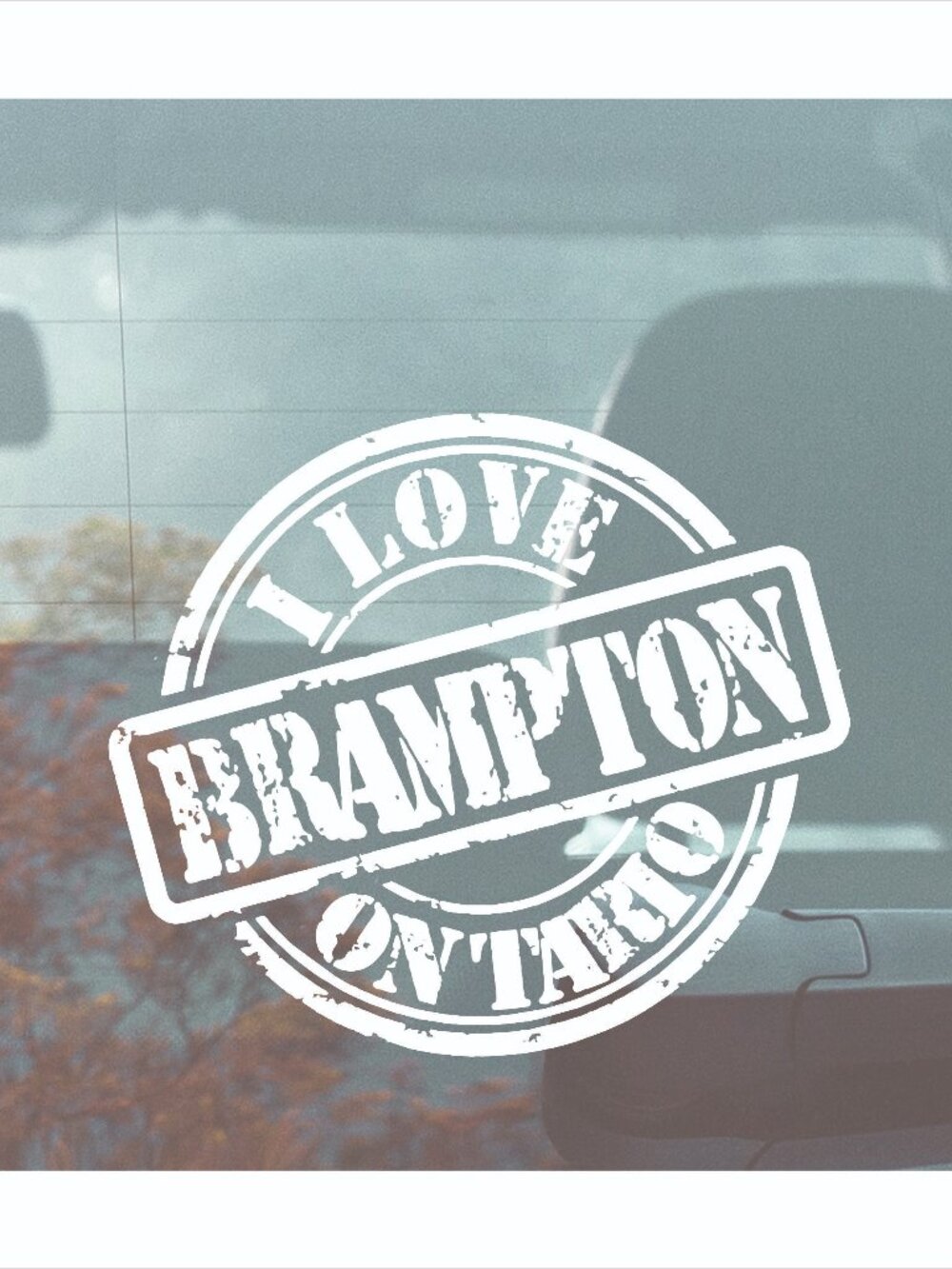 I love Brampton Ontario Decal 6 inch